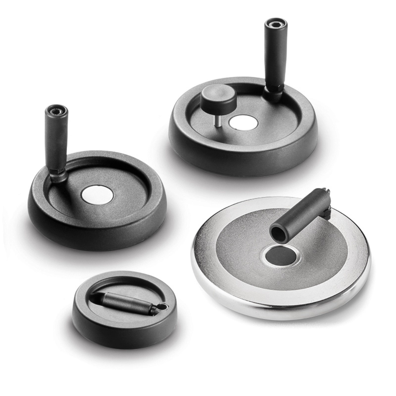 SOLID HANDWHEELS IN PLASTIC AND METAL