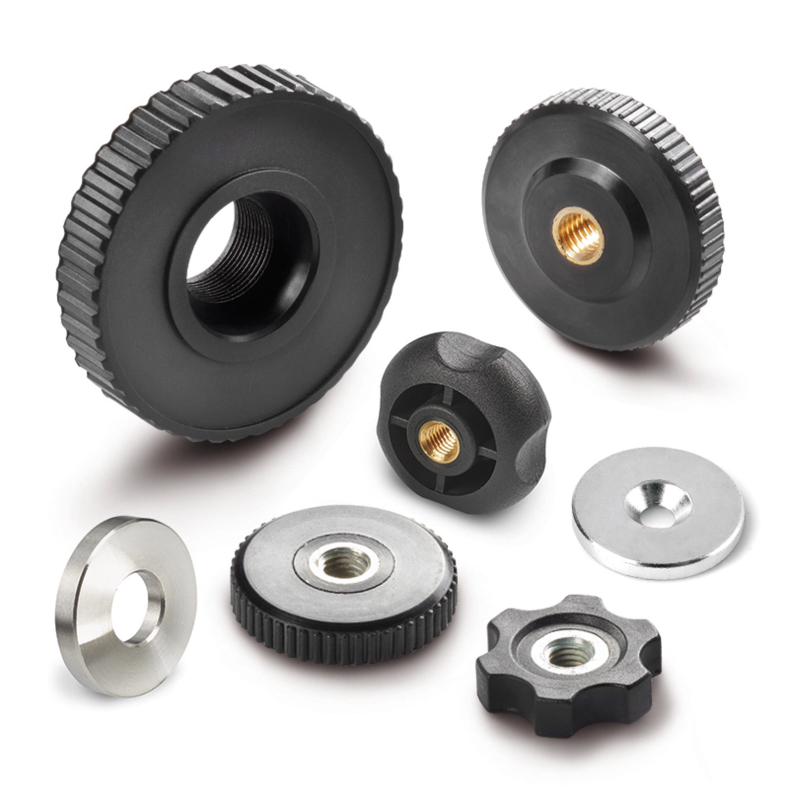 WASHERS IN PLASTIC AND METAL